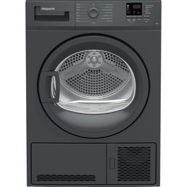 Hotpoint CHDC82GGGD UK Anthracite 8Kg Condenser Sensor Dryer Graphite