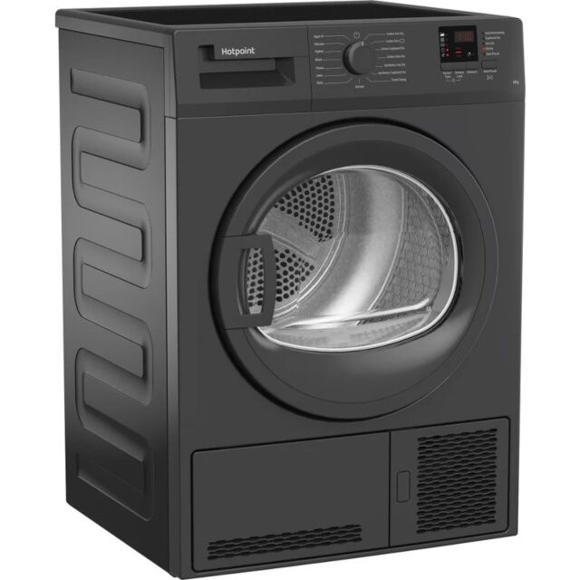 Hotpoint CHDC82GGGD UK Anthracite 8Kg Condenser Sensor Dryer Graphite