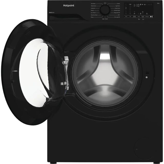 Hotpoint H101BANTISTAINUK Black 10Kg Washing Machine