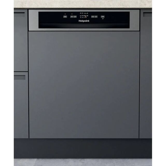Hotpoint H3B L626 XUK Silver Semi Ingrated Dishwasher