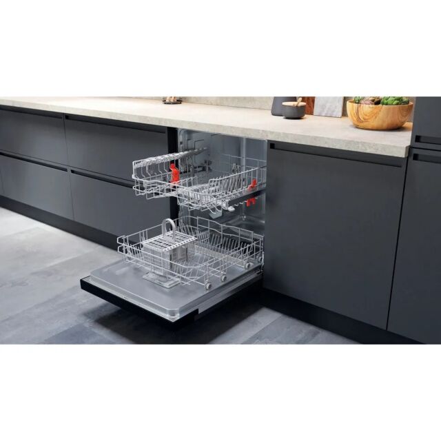 Hotpoint H3BL626BUK Black Semi-Integated Full Size Dishwasher