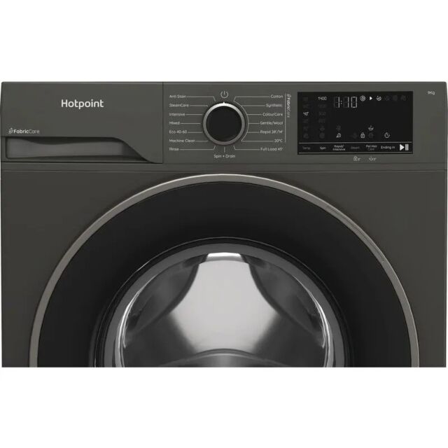 Hotpoint HB93GCAREUK Manhattan Grey 9Kg Washing Machine