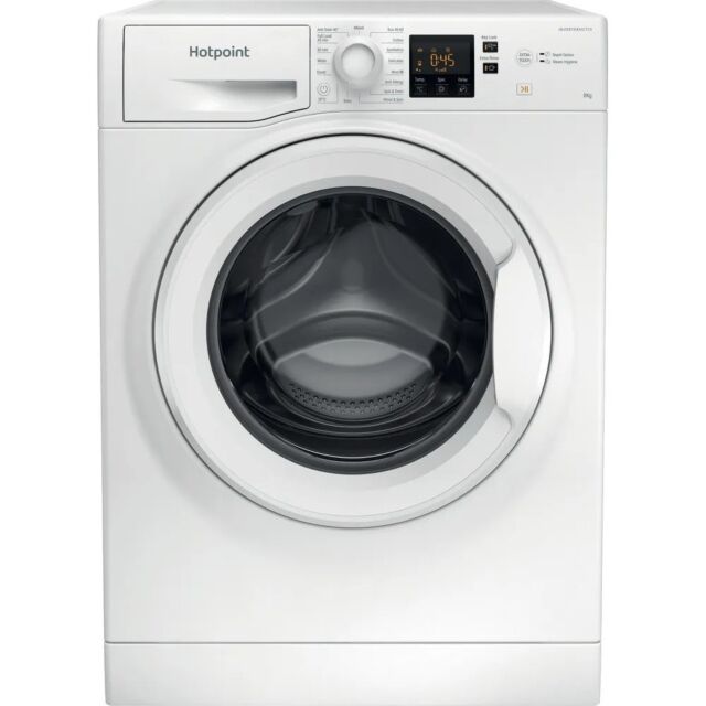 Hotpoint NSWF846WUK White AntiStain Washing Machine 8kg **A Rated**