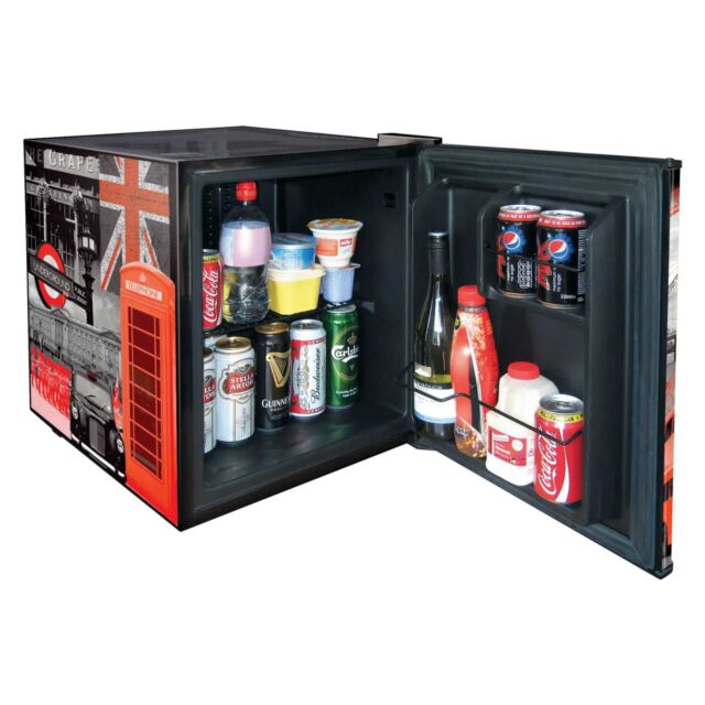 Husky HUS-EL195-HU-E London Picture Mini Fridge
