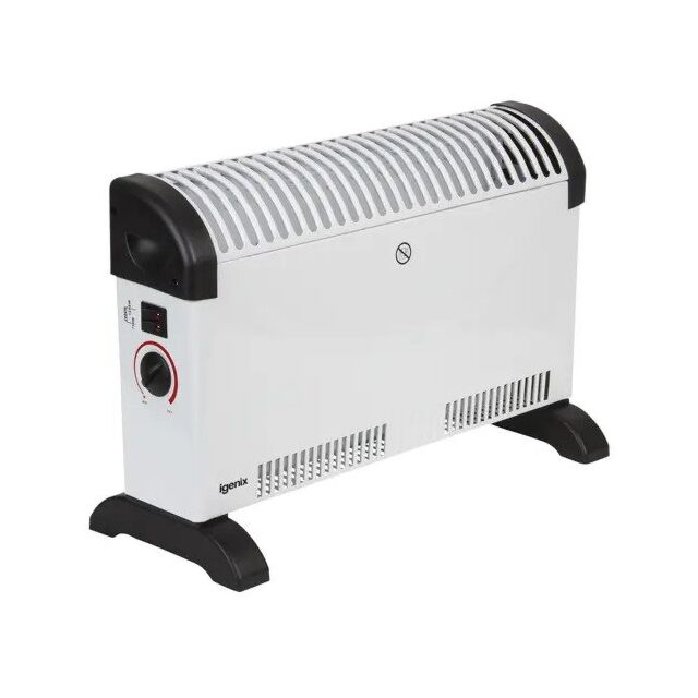 Igenix IG5200 Portable Convector Heater, 3 Heat Settings, 2000W