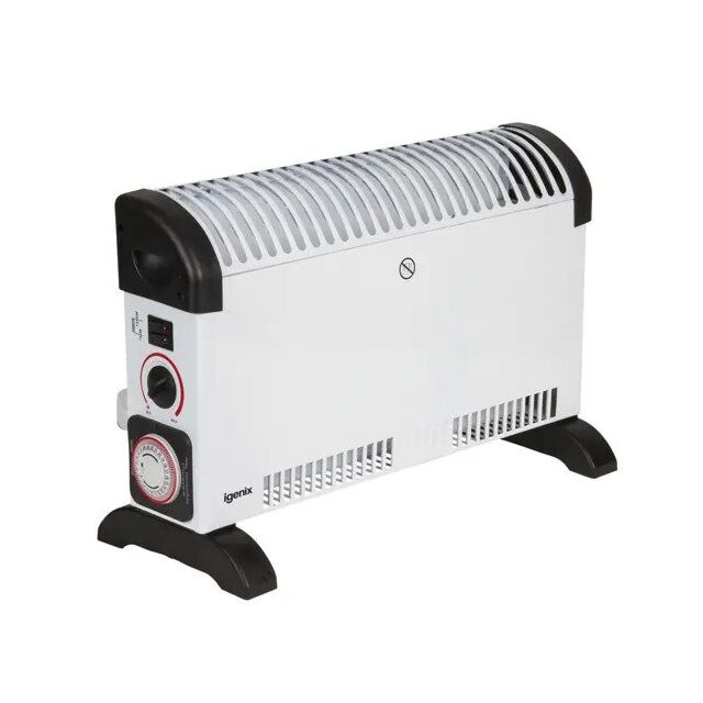 Igenix IG5250 White 2KW Convector Heater With 24H Timer