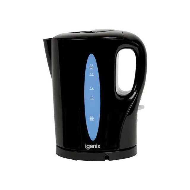 Igenix IG7280 Black 1.7 Litre Cordless Jug Kettle 