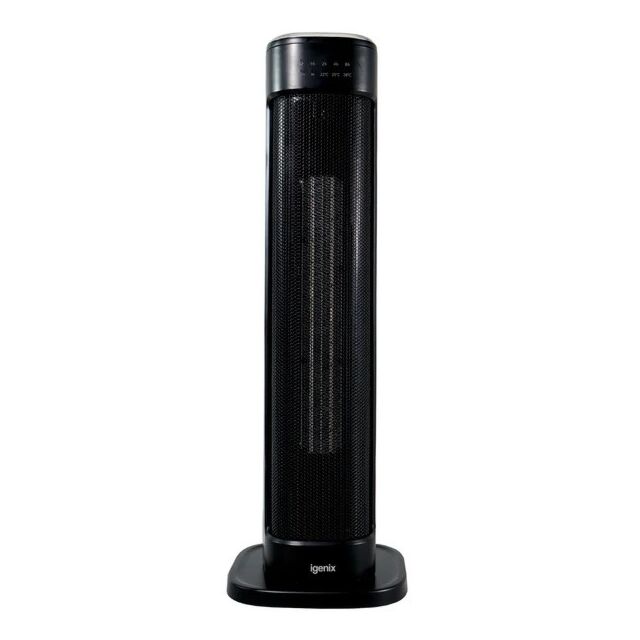 Igenix IGHT020DB Oscillating Tower Fan 2KW Heater