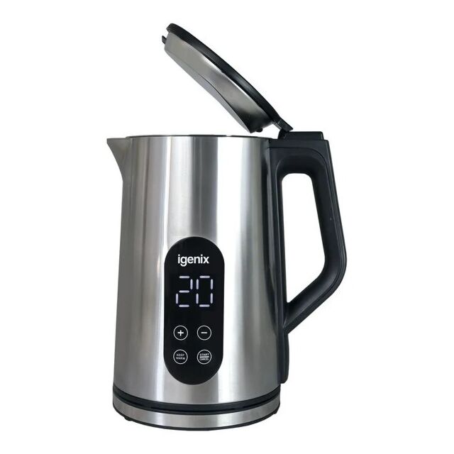Igenix IGK01550SS S/Steel 1.5L Digital Jug Kettle