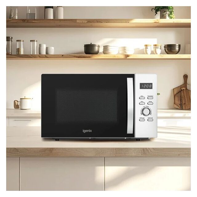 Igenix IGMS03090W White 30L 950W Digital Microwave