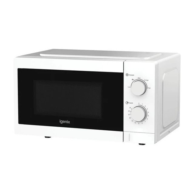 Igenix IGMS08080W White 20L 800W Microwave