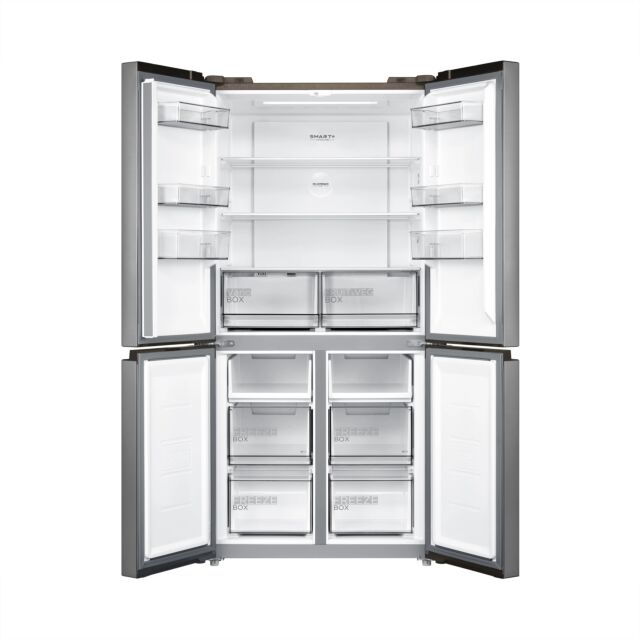 Midea MDRF632FIE46 Inox Wifi Connected Total No Frost American Fridge Freezer