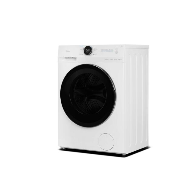 Midea MF20EW100WB White Washing Machine, 10kg, with Steam Care ** A Rated**