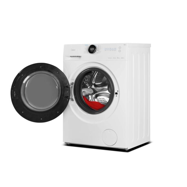 Midea MF20EW100WB White Washing Machine, 10kg, with Steam Care ** A Rated**