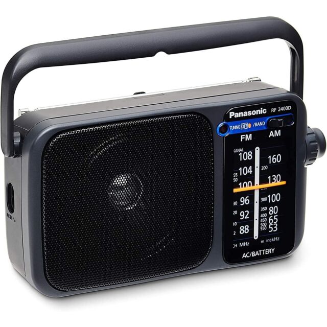 Panasonic RF-2400 Portable 2 Band Radio FM/AM