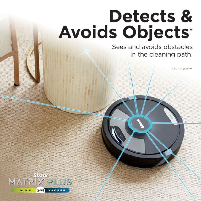 Shark RV2620WDUK Matrix Plus 2-in-1 Robot Vacuum and Mop