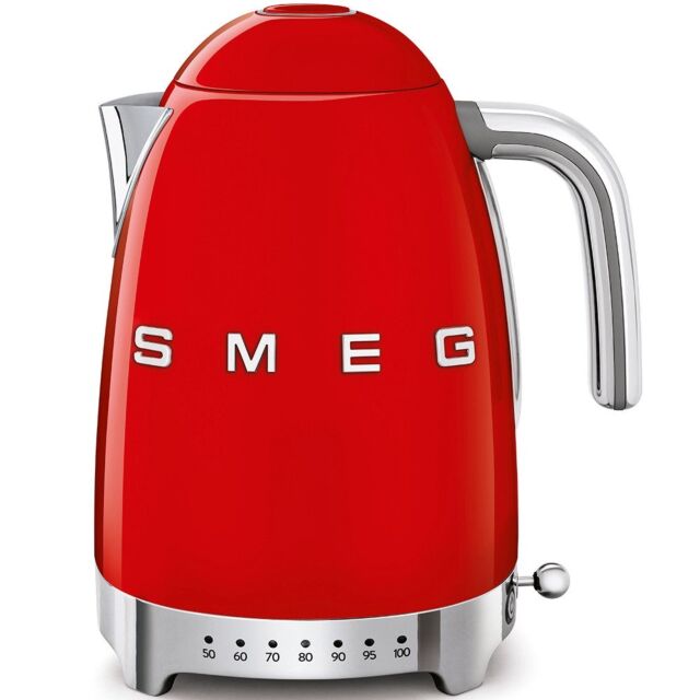 Smeg KLF04RDUK Red Variable Temperature Kettle 