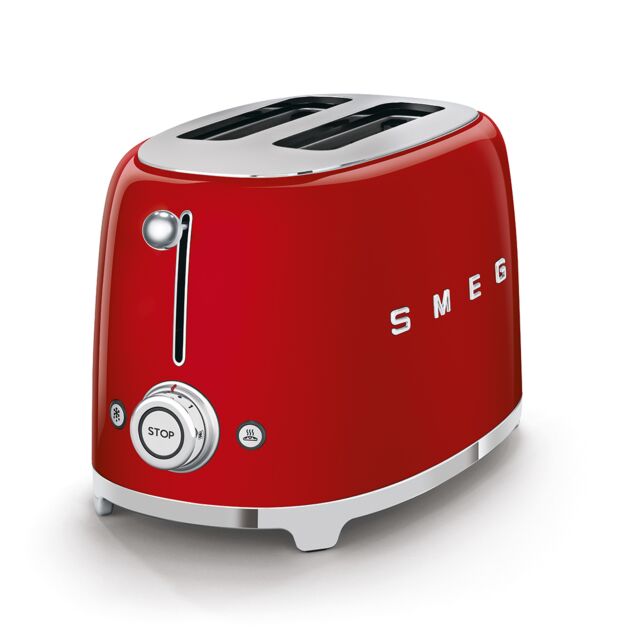 Smeg TSF01RDUK Red Two Slice Toaster 
