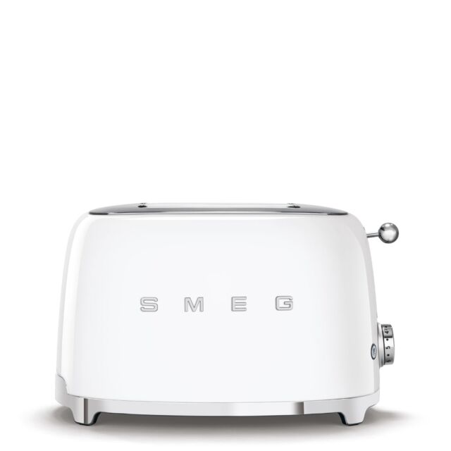 Smeg TSF01WHUK White Two Slice Toaster 