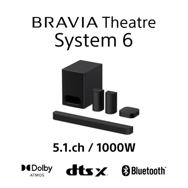 Sony HTS60.CEK BRAVIA Theatre System 6 Home Cinema 5.1ch