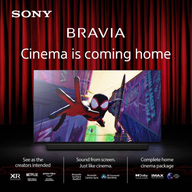 Sony K65XR90PU 65inch BRAVIA 9 QLED (XR l Mini LED) 4K HDR TV