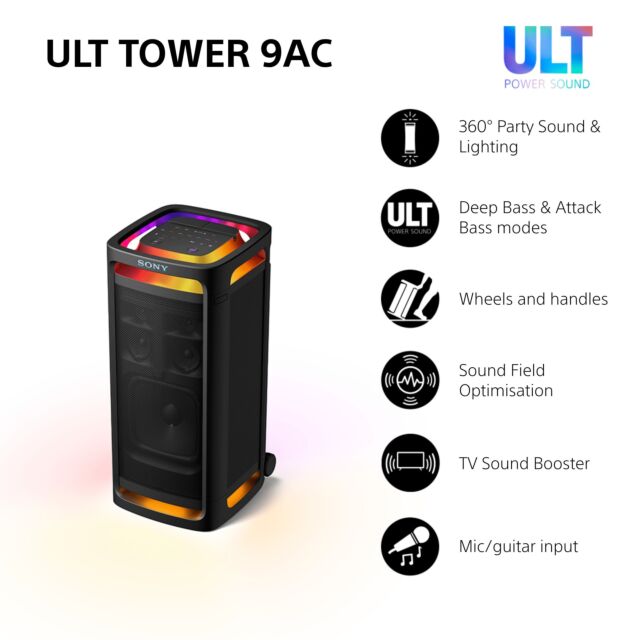 Sony SRSULT900AC.CEL ULT TOWER 9AC Party Speaker