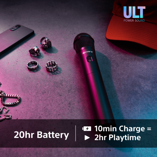 Sony UOULTMIC1.CE7 ULT POWER SOUND Series Wireless Microphone (Twin Pack)