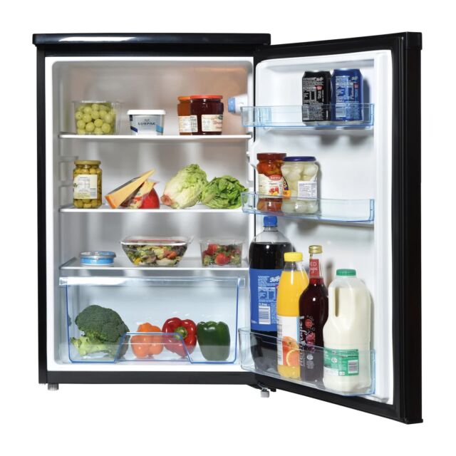 Statesman L255B Black 55Cm U/Counter Larder