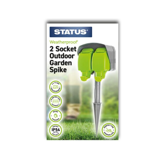 Status 2W15M13AIP54SS4 2 way - 15 Mtr - Spike Extension Socket - IP54