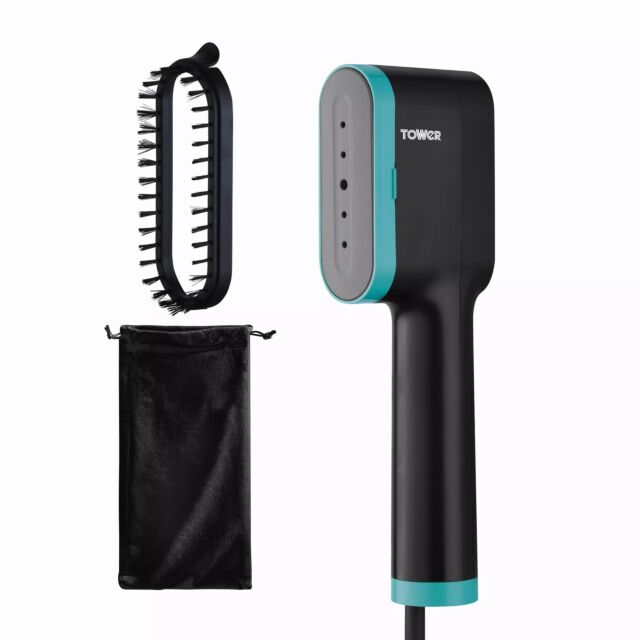 Tower T22038TL Teal 1400W Handheld Garment Steamer