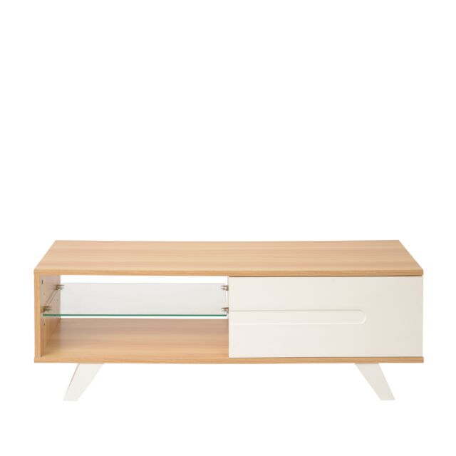 TTAP MIA-1050-0AK Light Oak Miami TV Stand with storage