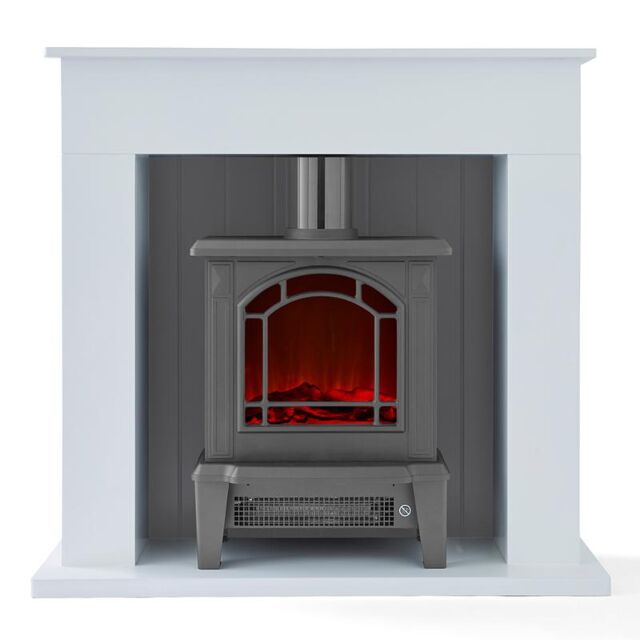 Warmlite WL45037GBF Ealing 1.8KW Compact Stove Fire Suite