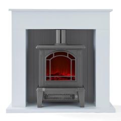 Warmlite WL45037GBF Ealing 1.8KW Compact Stove Fire Suite