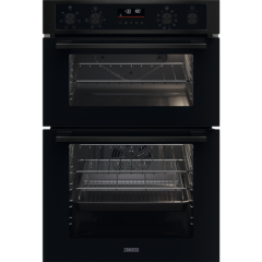Zanussi ZKCNA7KN Black Airfry Built In Double Oven